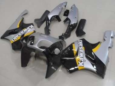 1996-2003 Silver and Black Kawasaki ZX7R Motorcylce Fairings Canada