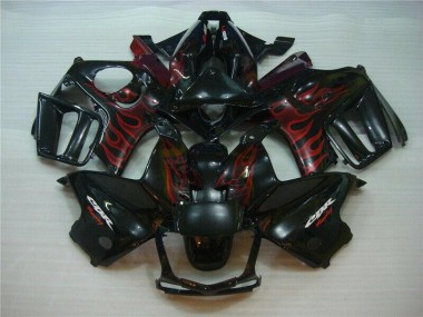 1995-1998 Black Red Flame Honda CBR600 F3 Motorcyle Fairings Canada