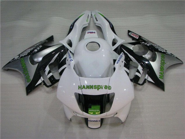 1995-1998 White Green Hannspree Honda CBR600 F3 Motorcycle Fairings Kit Canada 1995-1998 White Green Hannspree Honda CBR600 F3 Motorcycle Fairings Kit Canada