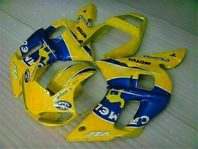 1998-2002 Yellow Blue Yamaha YZF R6 Motorcycle Fairing Kit Canada 1998-2002 Yellow Blue Yamaha YZF R6 Motorcycle Fairing Kit Canada