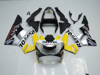 2000-2001 Yellow Silver Black Repsol Honda CBR900RR 929 Motor Bike Fairings Canada