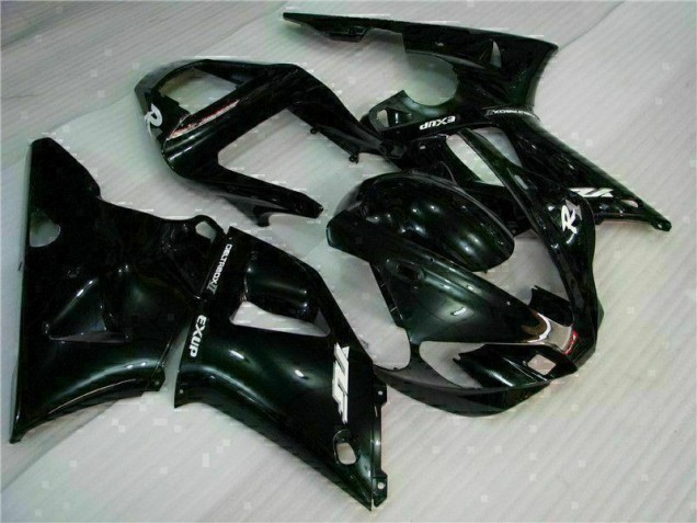 2000-2001 Black Yamaha YZF R1 Motorcycle Fairing Kit Canada