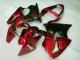 2000-2002 Red Black Kawasaki ZX6R Bike Fairing Kit Canada