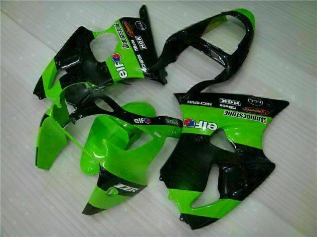 2000-2002 Green Kawasaki ZX6R Motorbike Fairing Kits Canada 2000-2002 Green Kawasaki ZX6R Motorbike Fairing Kits Canada