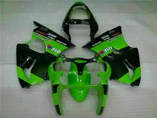 2000-2002 Green Kawasaki ZX6R Motorbike Fairing Kits Canada 2000-2002 Green Kawasaki ZX6R Motorbike Fairing Kits Canada