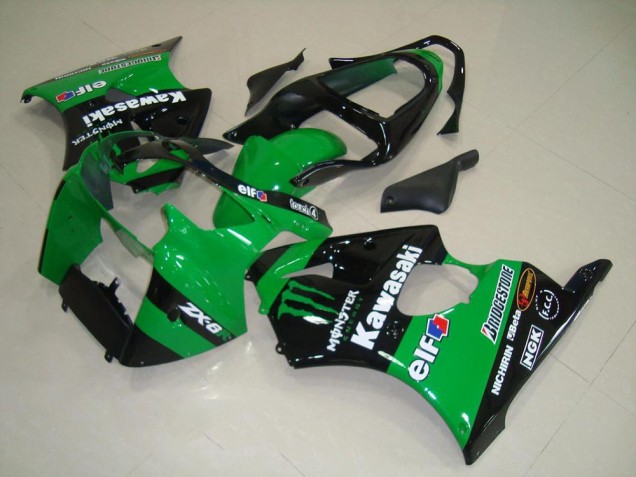 2000-2002 Green Monster Kawasaki ZX6R Replacement Motorcycle Fairings Canada 2000-2002 Green Monster Kawasaki ZX6R Replacement Motorcycle Fairings Canada