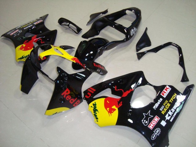 2000-2002 Red Bull Kawasaki ZX6R Motorcycle Fairings Kits Canada 2000-2002 Red Bull Kawasaki ZX6R Motorcycle Fairings Kits Canada