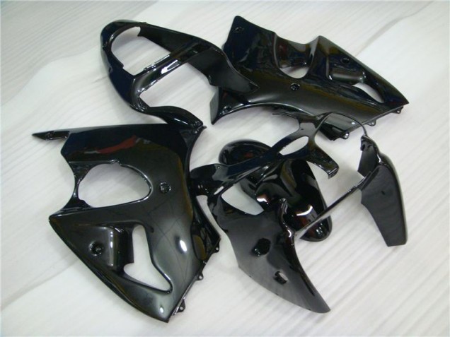 2000-2002 Glossy Black Kawasaki ZX6R Motorbike Fairing Kits Canada 2000-2002 Glossy Black Kawasaki ZX6R Motorbike Fairing Kits Canada