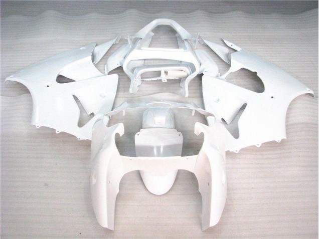 2000-2002 Glossy White Kawasaki ZX6R Bike Fairing Canada 2000-2002 Glossy White Kawasaki ZX6R Bike Fairing Canada