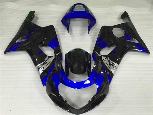 2000-2002 Blue Black Suzuki GSXR 1000 Motorcycle Fairings Kit Canada 2000-2002 Blue Black Suzuki GSXR 1000 Motorcycle Fairings Kit Canada