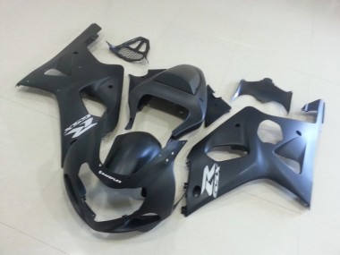 2000-2002 Matte Black with Silver Gsxr Suzuki GSXR 1000 Motorcycle Fairings Kit Canada