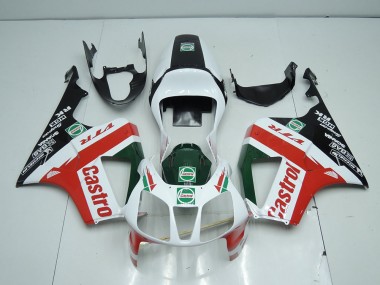 2000-2006 White Black Red Castro Honda VTR1000 Bike Fairings Canada