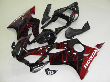 2001-2003 Red Flame Honda CBR600 F4i Motorcycle Replacement Fairings Canada
