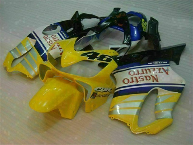 2001-2003 Yellow Silver Nastro Azzurro Honda CBR600 F4i Motorcylce Fairings Canada 2001-2003 Yellow Silver Nastro Azzurro Honda CBR600 F4i Motorcylce Fairings Canada