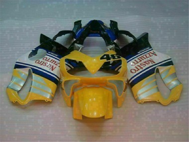 2001-2003 Yellow Silver Nastro Azzurro Honda CBR600 F4i Motorcylce Fairings Canada