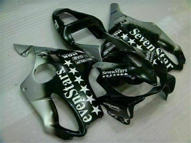 2001-2003 Black Silver Seven Stars Honda CBR600 F4i Motorbike Fairing Canada 2001-2003 Black Silver Seven Stars Honda CBR600 F4i Motorbike Fairing Canada