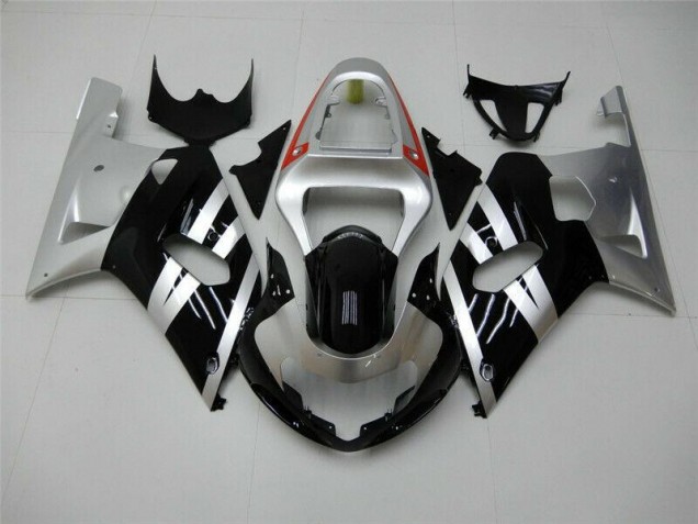 2001-2003 Black Silver Suzuki GSXR 600/750 Motorbike Fairing Canada 2001-2003 Black Silver Suzuki GSXR 600/750 Motorbike Fairing Canada