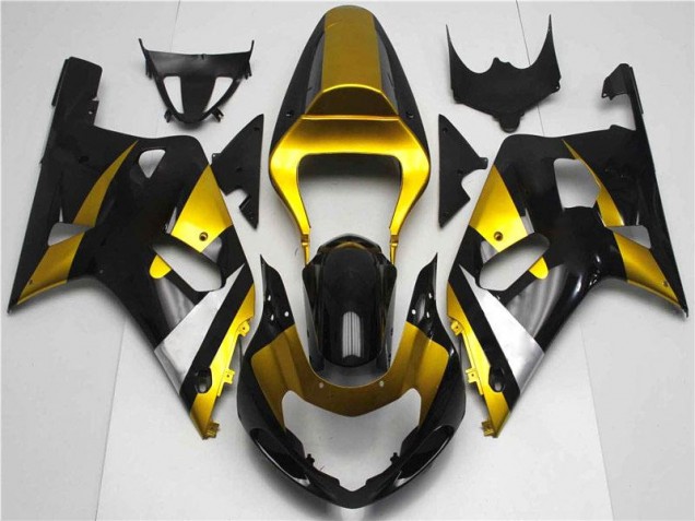 2001-2003 Gold Black Suzuki GSXR 600/750 Bike Fairing Canada