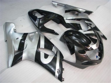 2001-2003 Silver Black Suzuki GSXR 600/750 Bike Fairings Canada