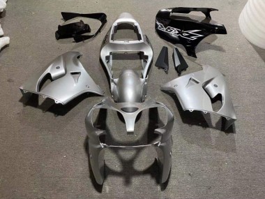2002-2003 Silver Glossy Black Kawasaki ZX9R Motorcycle Fairing Kit Canada