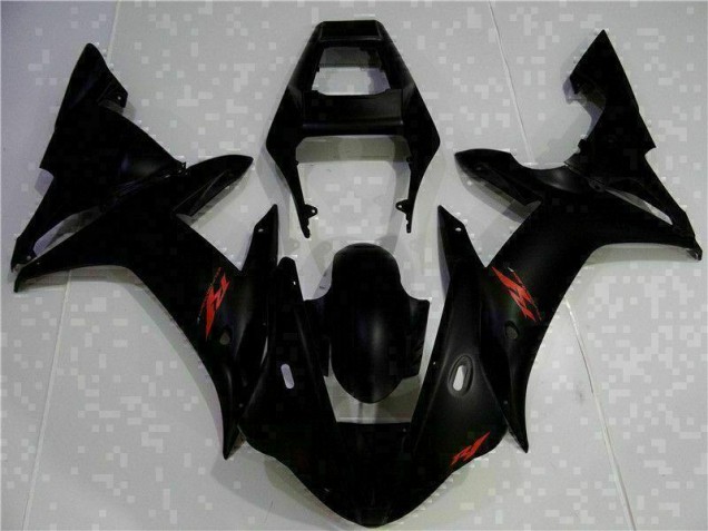 2002-2003 Black Yamaha YZF R1 Motorcycle Fairing Kit Canada 2002-2003 Black Yamaha YZF R1 Motorcycle Fairing Kit Canada