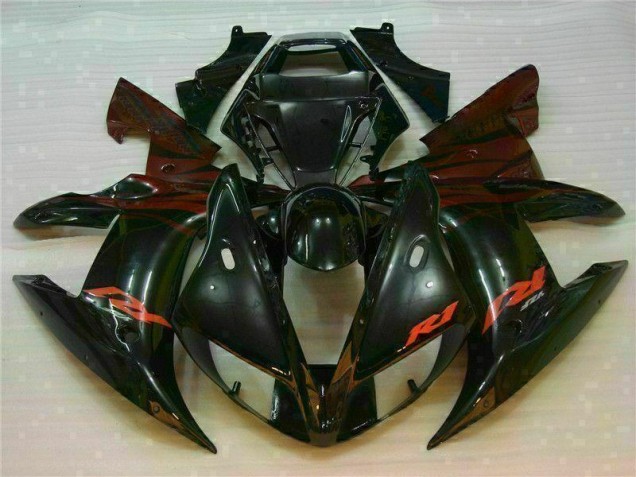 2002-2003 Black Yamaha YZF R1 Bike Fairings Canada 2002-2003 Black Yamaha YZF R1 Bike Fairings Canada