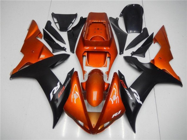 2002-2003 Orange Black Yamaha YZF R1 Bike Fairings Canada 2002-2003 Orange Black Yamaha YZF R1 Bike Fairings Canada