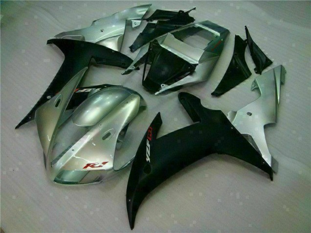 2002-2003 Silver Black Yamaha YZF R1 Motorbike Fairing Kits Canada 2002-2003 Silver Black Yamaha YZF R1 Motorbike Fairing Kits Canada