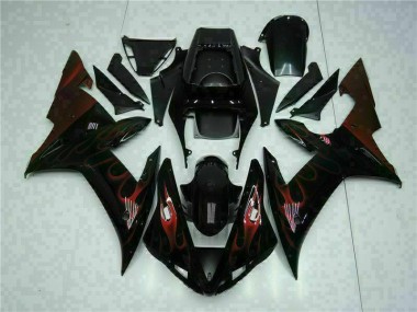 2002-2003 Black Yamaha YZF R1 Motorcyle Fairings Canada