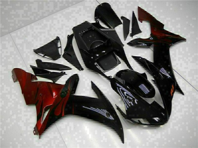 2002-2003 Black Yamaha YZF R1 Motorcycle Fairings Canada