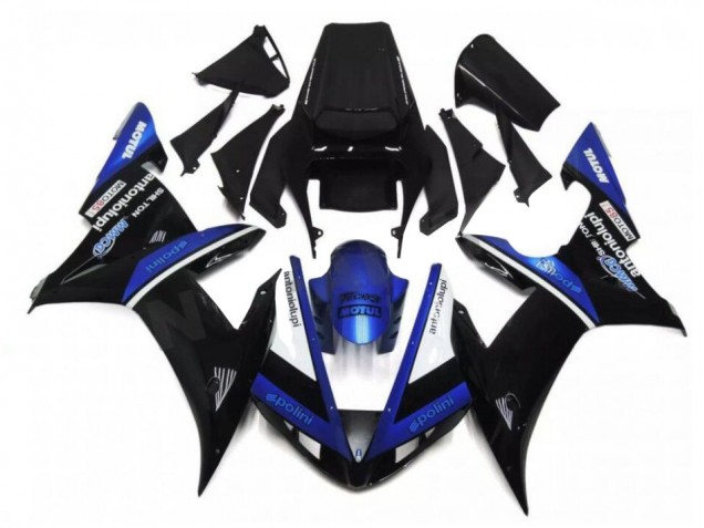 2002-2003 Black Blue Yamaha YZF R1 Bike Fairing Kit Canada 2002-2003 Black Blue Yamaha YZF R1 Bike Fairing Kit Canada