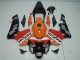 2003-2004 Orange Red Black Repsol Honda CBR600RR Motor Bike Fairings Canada
