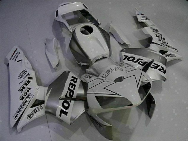2003-2004 White Repsol Honda CBR600RR Motorcycle Replacement Fairings Canada