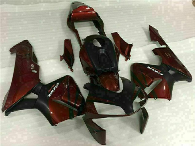 2003-2004 Black Red Honda CBR600RR Replacement Motorcycle Fairings Canada