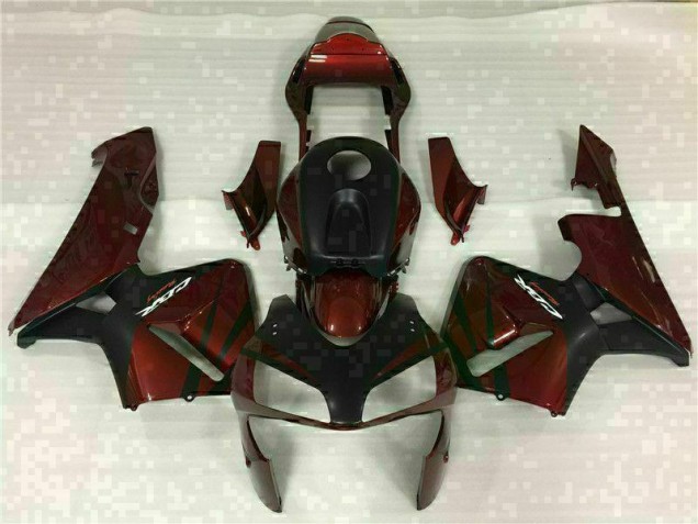 2003-2004 Black Red Honda CBR600RR Replacement Motorcycle Fairings Canada