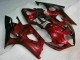 2003-2004 Red Suzuki GSXR 1000 Motorcycle Fairings Kit Canada