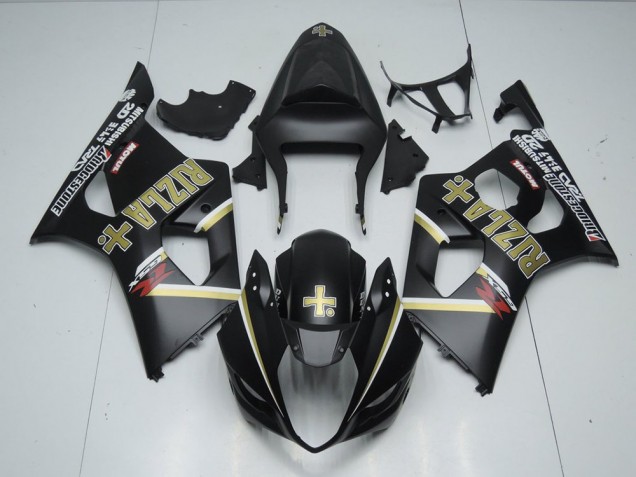 2003-2004 Matte Black Rizla Suzuki GSXR 1000 Motorbike Fairing Canada