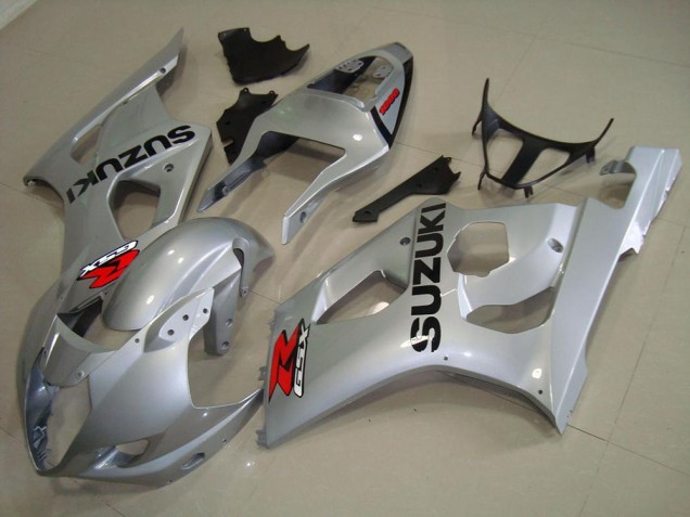 2003-2004 Silver Suzuki GSXR 1000 Bike Fairing Kit Canada 2003-2004 Silver Suzuki GSXR 1000 Bike Fairing Kit Canada