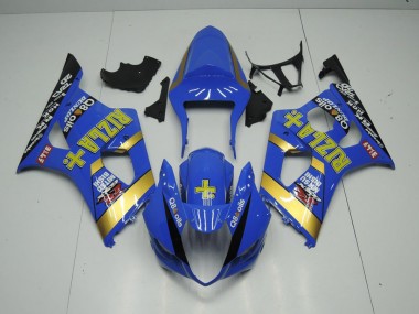 2003-2004 Blue Rizla Suzuki GSXR 1000 Motorcycle Fairings Kits Canada