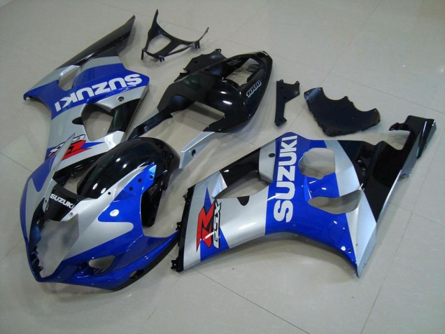 2003-2004 Blue Silver Suzuki GSXR 1000 Motorcyle Fairings Canada