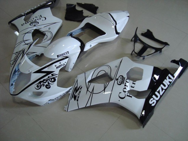 2003-2004 White Corona Suzuki GSXR 1000 Bike Fairings Canada