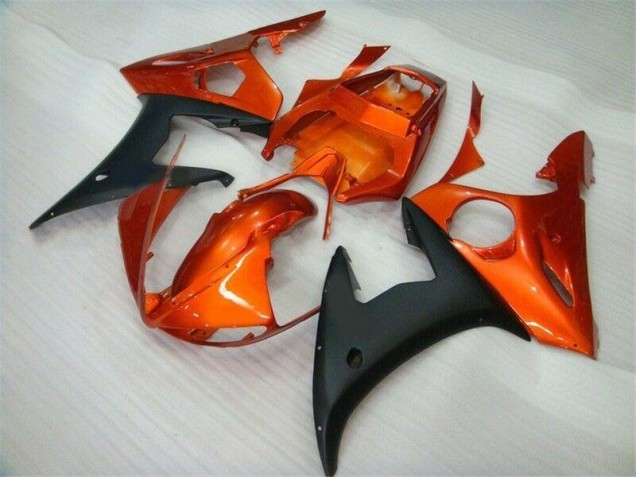 2003-2005 Orange Black Yamaha YZF R6 Motorcycle Fairings Canada 2003-2005 Orange Black Yamaha YZF R6 Motorcycle Fairings Canada