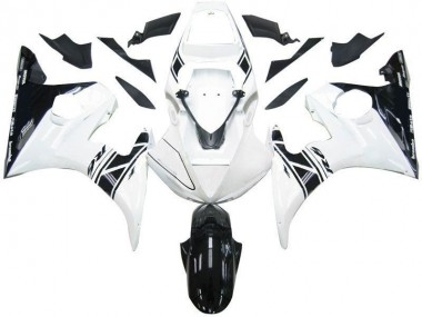 2003-2005 Black White Tribal Yamaha YZF R6 Motorcycle Fairing Canada