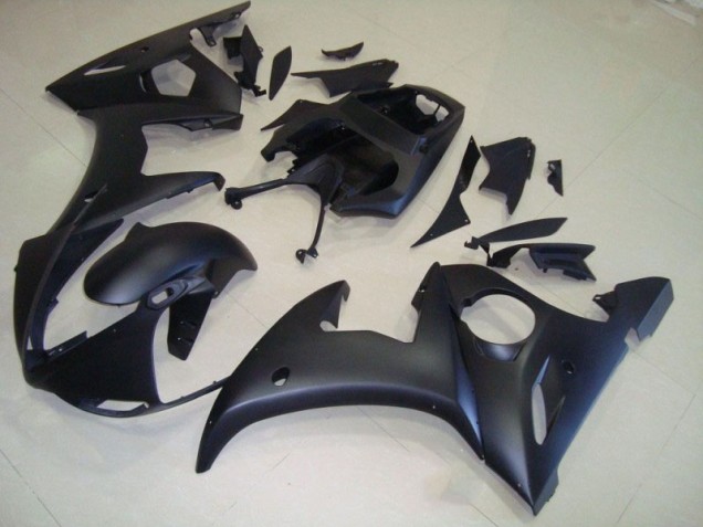 2003-2005 Matte Black Yamaha YZF R6 Moto Fairings Canada 2003-2005 Matte Black Yamaha YZF R6 Moto Fairings Canada