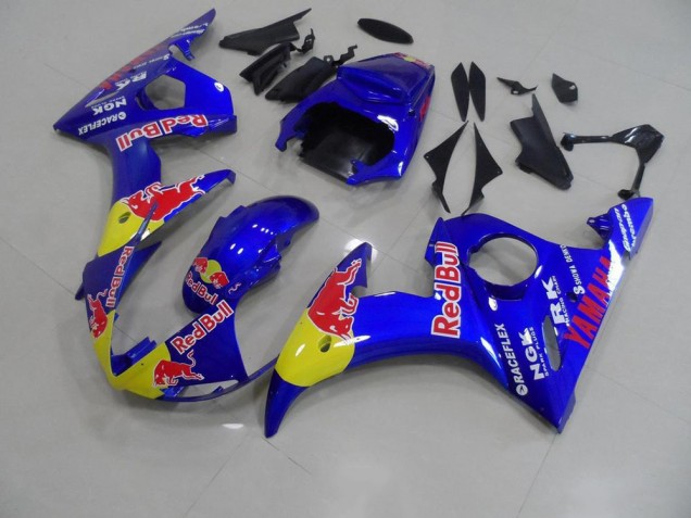 2003-2005 Red Bull Yamaha YZF R6 Motorcycle Replacement Fairings Canada 2003-2005 Red Bull Yamaha YZF R6 Motorcycle Replacement Fairings Canada