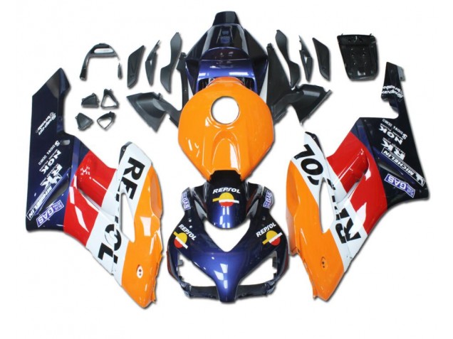 2004-2005 Orange Red Blue Repsol Honda CBR1000RR Bike Fairing Canada
