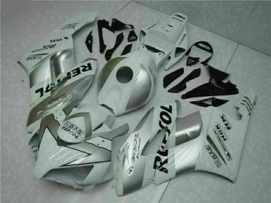 2004-2005 Silver White Repsol Honda CBR1000RR Motorcylce Fairings Canada