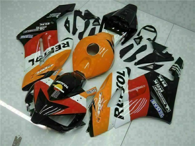 2004-2005 Orange Black Repsol Honda CBR1000RR Motorbike Fairing Canada 2004-2005 Orange Black Repsol Honda CBR1000RR Motorbike Fairing Canada