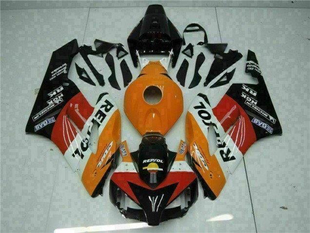 2004-2005 Orange Black Repsol Honda CBR1000RR Motorbike Fairing Canada 2004-2005 Orange Black Repsol Honda CBR1000RR Motorbike Fairing Canada