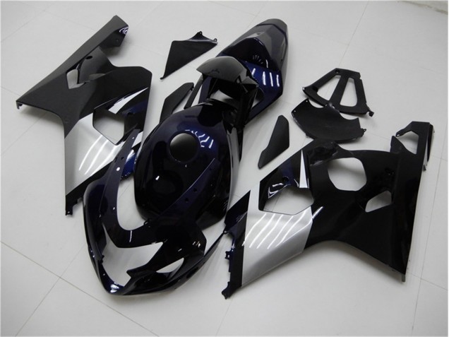 2004-2005 Blue Silver Suzuki GSXR 600/750 Replacement Fairings Canada 2004-2005 Blue Silver Suzuki GSXR 600/750 Replacement Fairings Canada